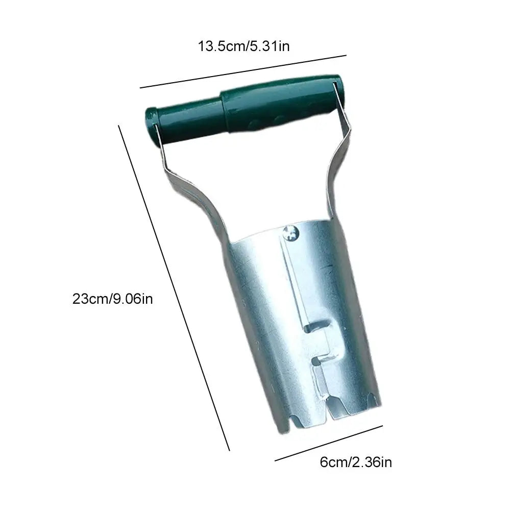 Handheld Seedling Transplanter Tube Hole Punch Digger Garden Tool