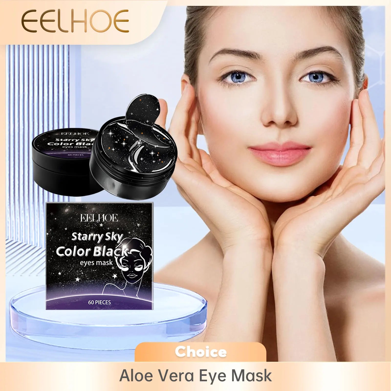 EELHOE Aloe Vera Eye Mask Patches – Dark Circles & Bags 60PCS Eye Mask Patches Oasis Select