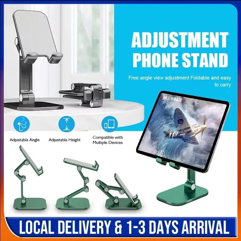 Desktop Phone Holder Stand Mobile Phone Support Adjustable Angle Height Cell Phone Stand Universal for All Smart Phones Oasis Select
