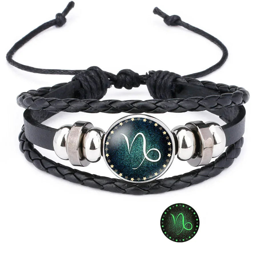 Glow in the Dark Zodiac Constellation Bracelet | All 12 Signs Constellation Bracelet Oasis Select