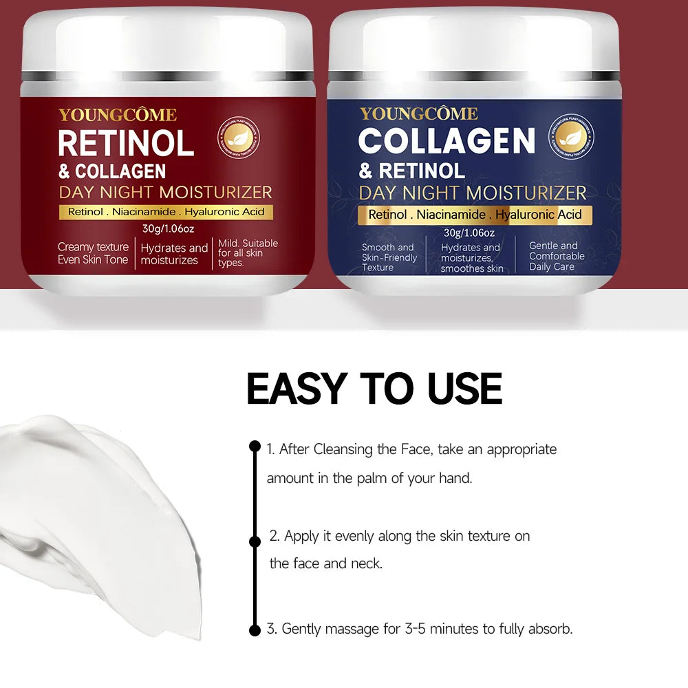 YOUNGCOME Retinol Collagen Face Cream – Anti-Aging Moisturizer