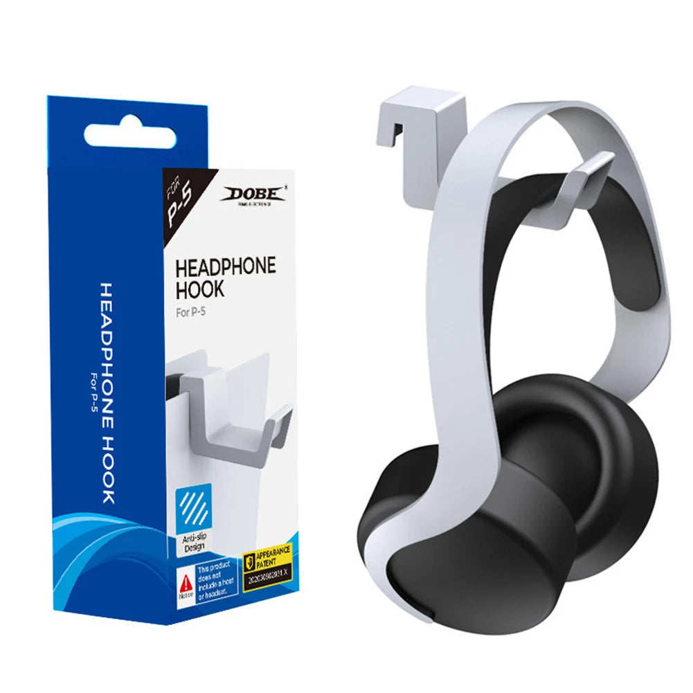 For PS5 Accessories Headphone Stand Mount for Playstation 5 Console Anti-Slip Gaming Headset Hanger Holder Headphone Hook Oasis Select