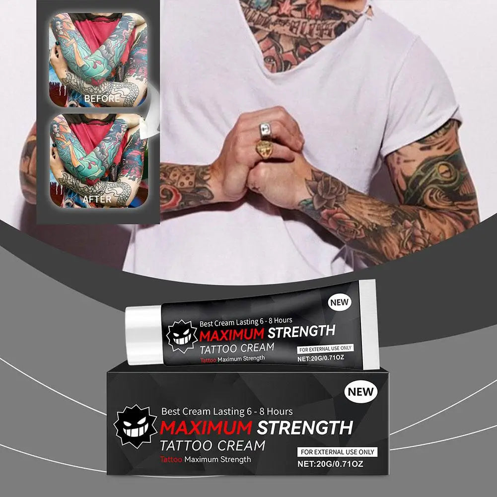 Aloe Vera Infused Tattoo Repair Cream Relieves Post Tattoo Skin Discomfort Deeply Moisturizes And Prevents Color Loss Oasis Select