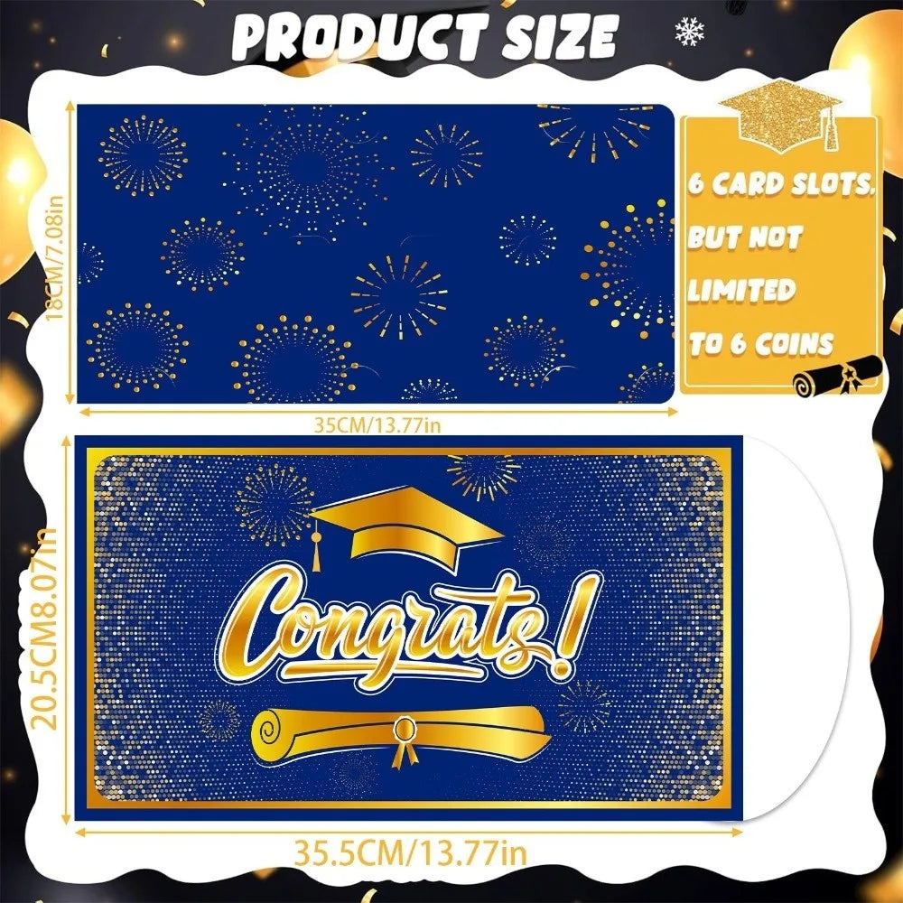 Class of 2026 Jumbo Graduation Money Holder Envelope | Blue