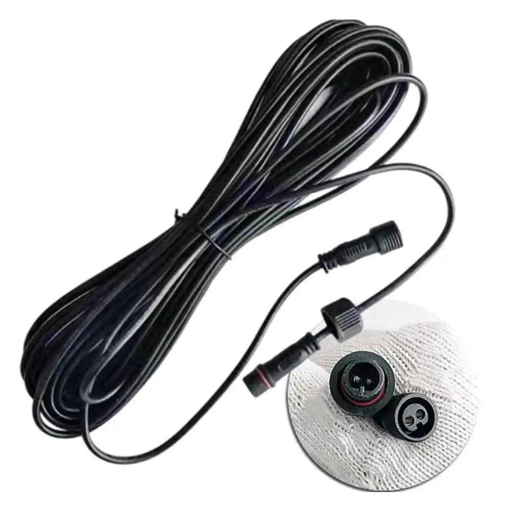 2 Pin Plug Solar Cable Extension 3M/5M/10M Waterproof Power Connection Wire Street Light Extension Cord Oasis Select