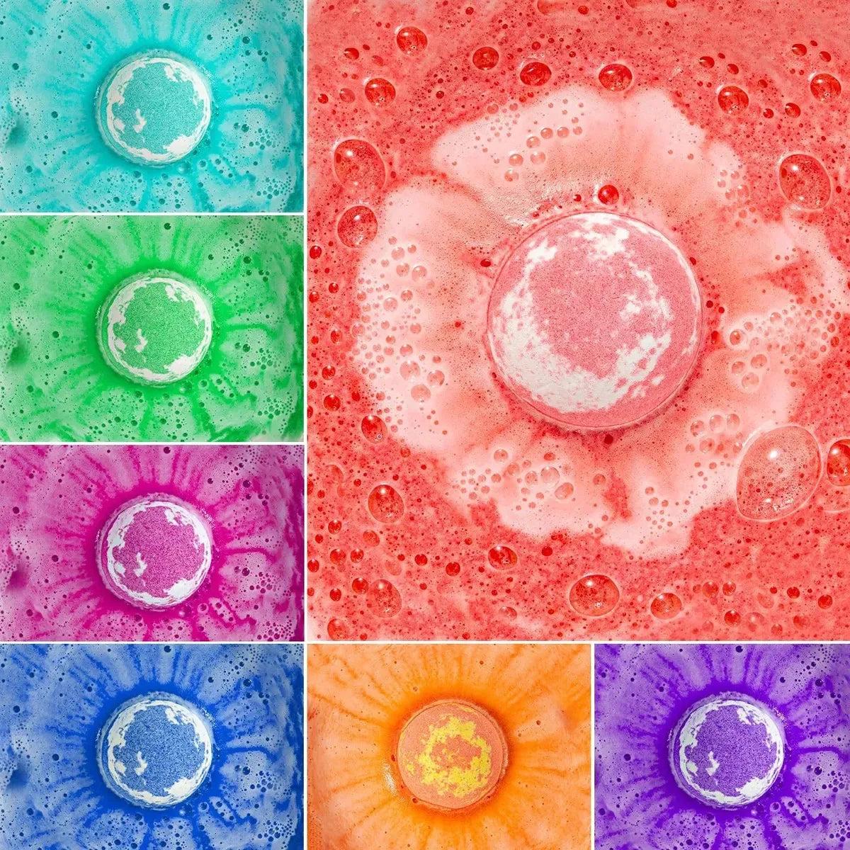 Kids Bath Ball Set Surprise Bubble Bath for Moisturize Creative Home Bath Accessories Funny Gift for Children Oasis Select