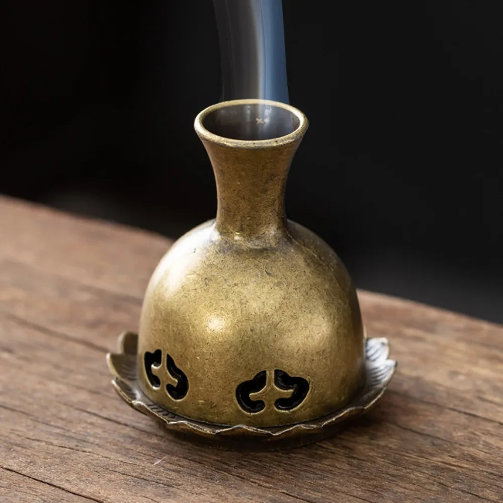 Chinese Style Zinc Alloy Incense Burner | Aromatherapy Holder
