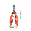 Pliers for Fishing Bent Nose Angling Lure Remover Fishing Lure Pliers Stainless steel curved-nose fishing pliers lure pliers Oasis Select Red