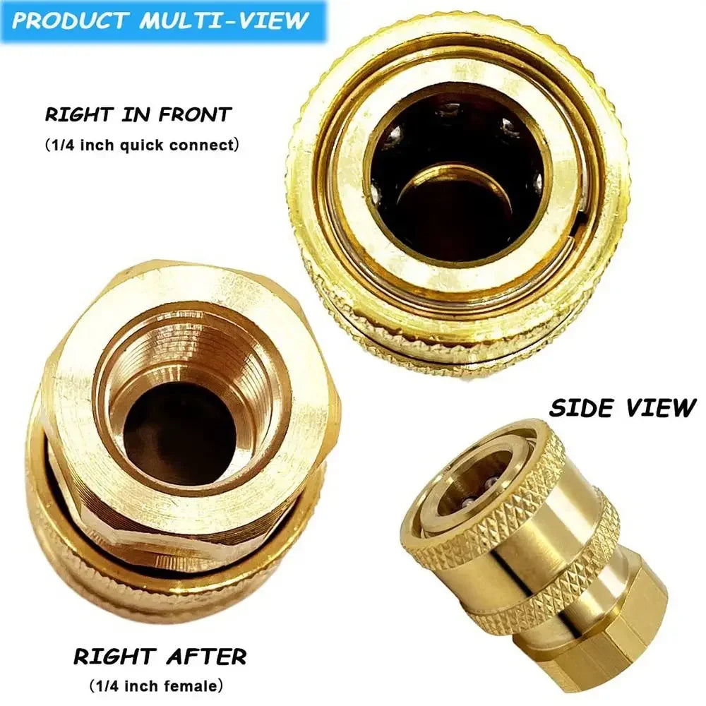 Sewer Jetter Nozzle Kit – 1/4" Quick Connect, 5000 PSI Rated