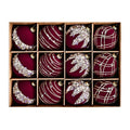 Ornaments For Christmas Christmas Party Decor Set Of Christmas Balls Set Of 12 Christmas Balls Wreath Making Supplies Oasis Select Wine Red China Mainland