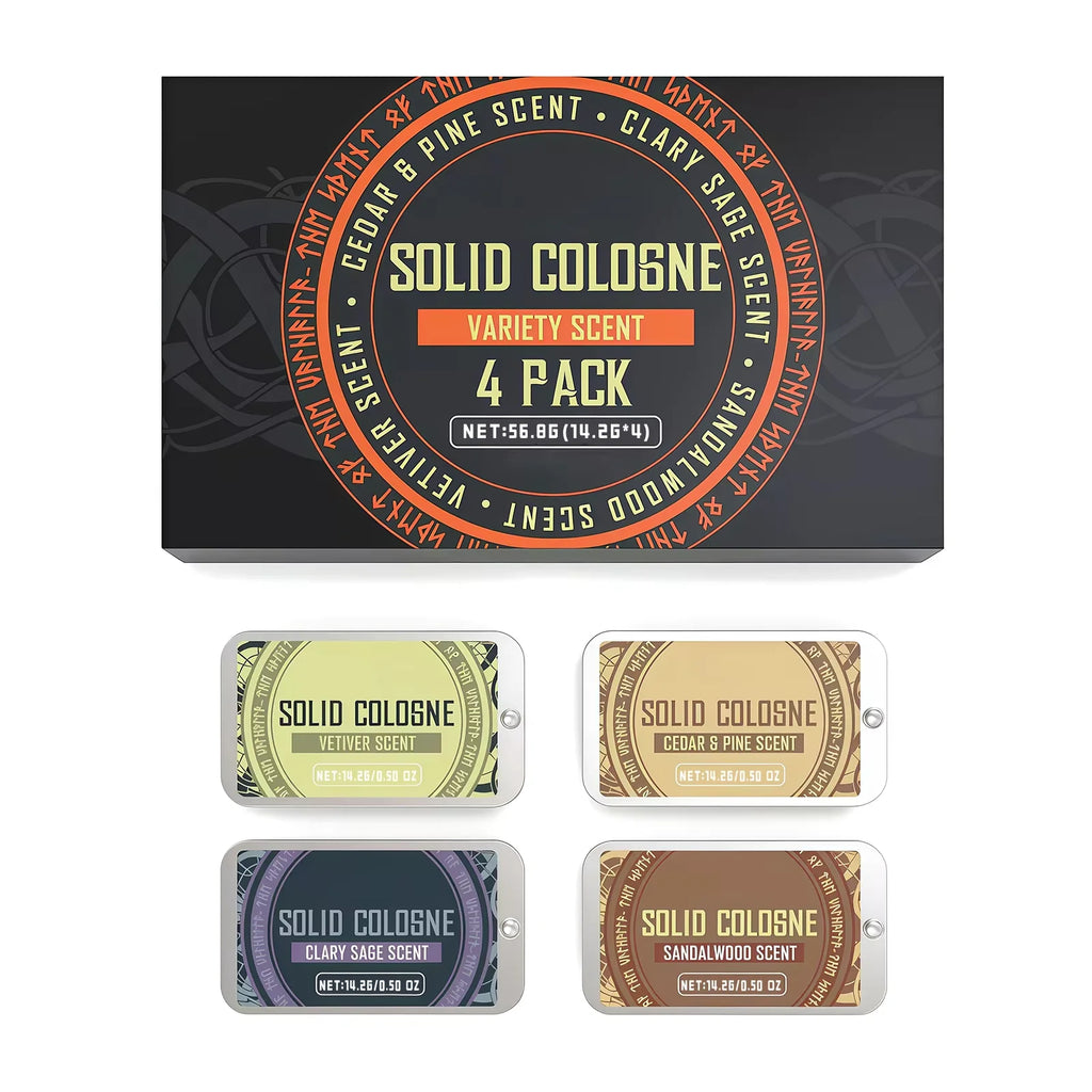Men's Solid Perfume Balm Set – Fresh & Long-Lasting Scent Solid Perfume Balm Set Oasis Select 2boxed