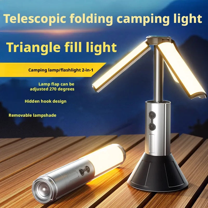 SHINEKNOT Telescopic Camping Lantern – 1000LM LED Light