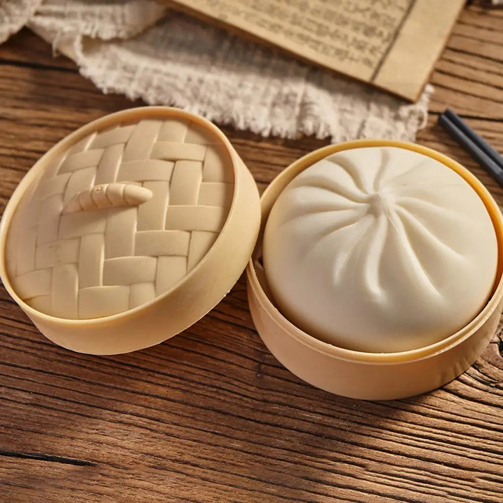 Steamed Bun Squeeze Stress Ball – Sensory Decompression Toy