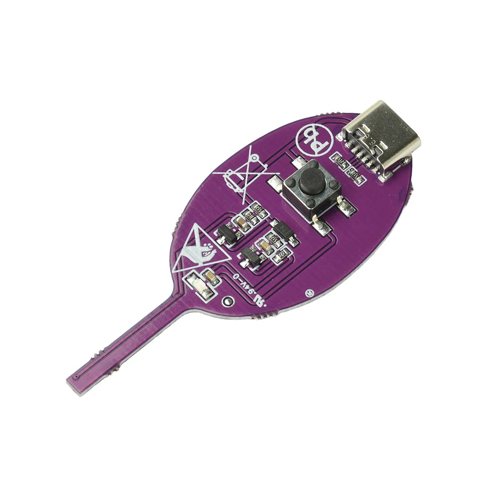 Professional Circuit Inductance Testing Tool Electromagnetic Sensing Quick Detection Type-C for Electronic Maintenance Repair Oasis Select Purple