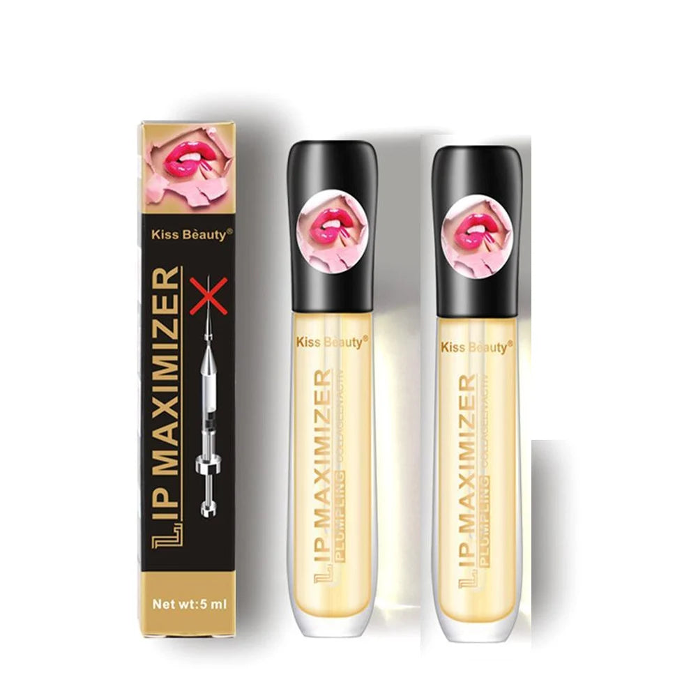 Clear Lip Plumping Gloss & Oil – Moisturizing, Long-Lasting Lip Plumping Gloss Oasis Select 2pcs