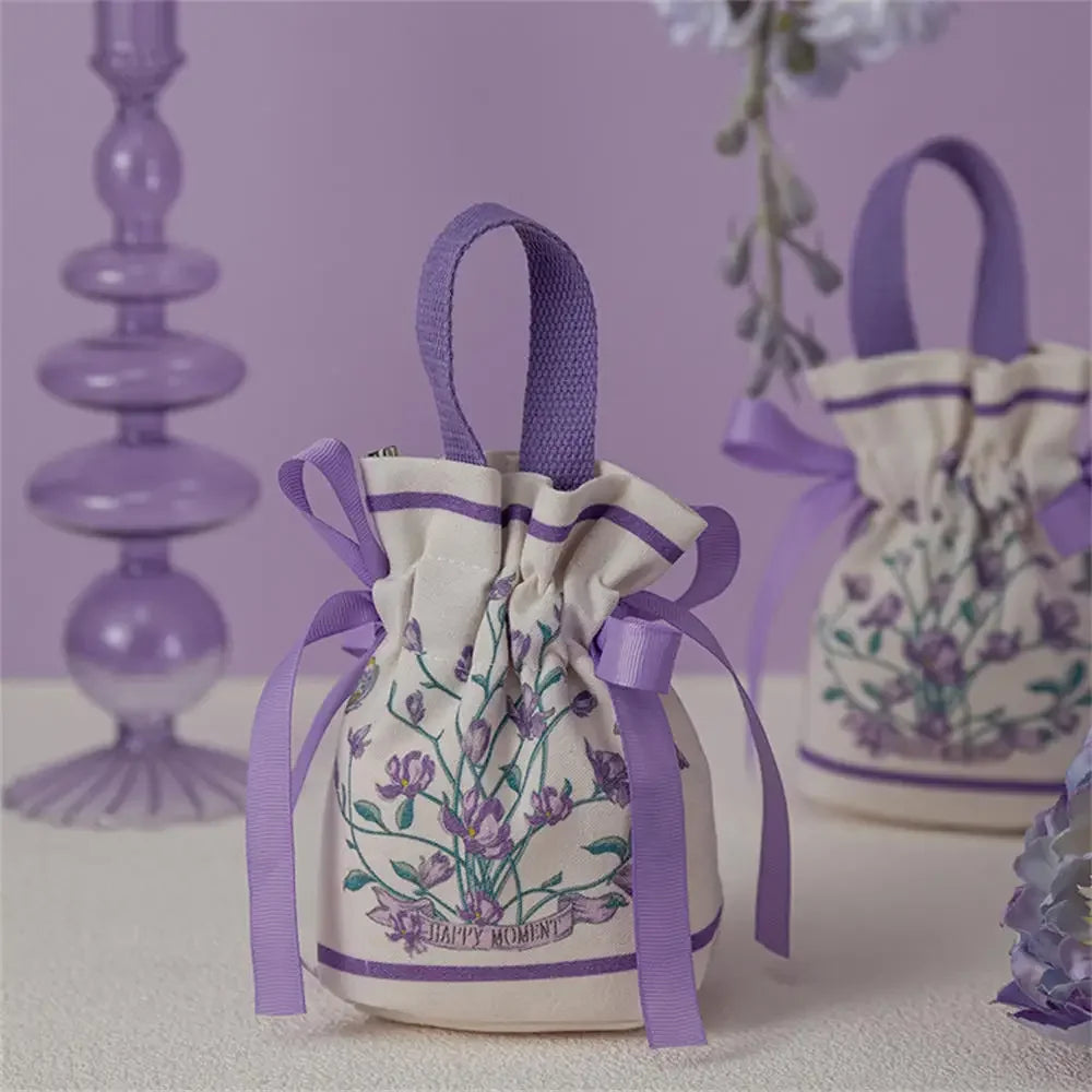 Canvas Drawstring Candy Gift Bags – Wedding & Party Favours
