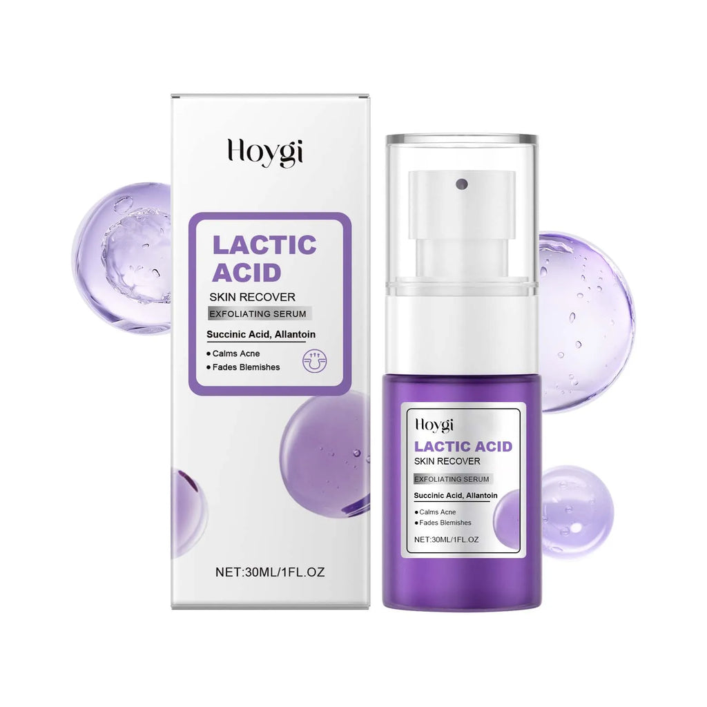 Hoygi Lactic Acid Exfoliating Face Serum – Acne & Pore Care Exfoliating Face Serum Oasis Select 30ml boxed
