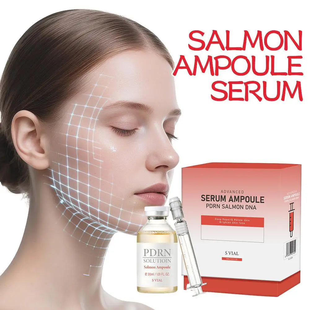 Korean S VIAL Advanced Serum Ampoule - PDRN Salmon DNA, Natural Stem Cell Complex, Deep Repair & Renew Skin, Brighten, Anti-Age Oasis Select