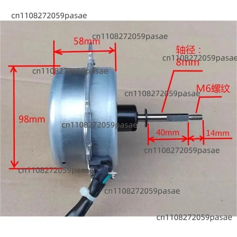 Low-Speed 3-Phase Brushless AC Motor 12–220V Hand Crank Gear Box