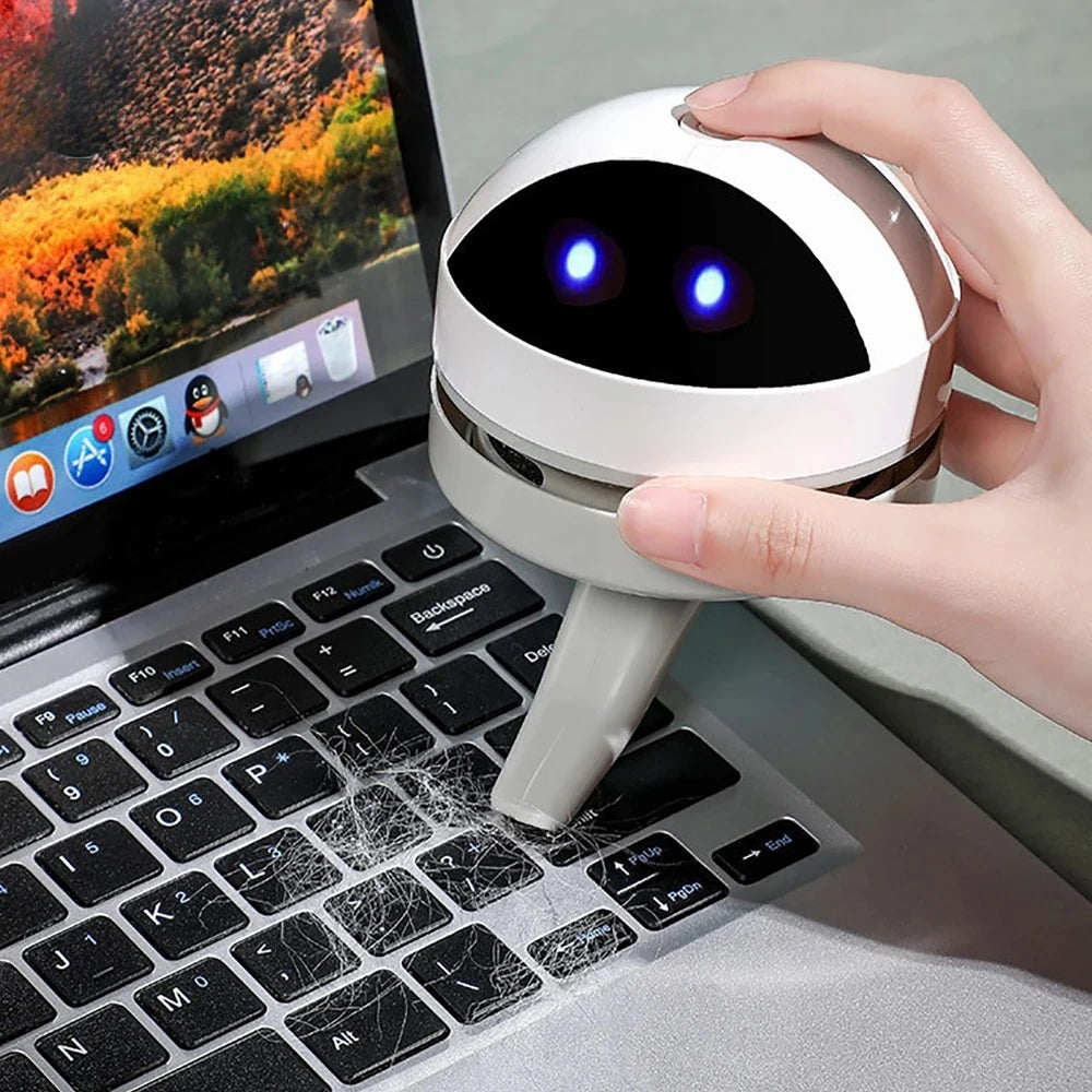 Mini Handheld Desktop Vacuum Cleaner – USB Rechargeable, Bagless