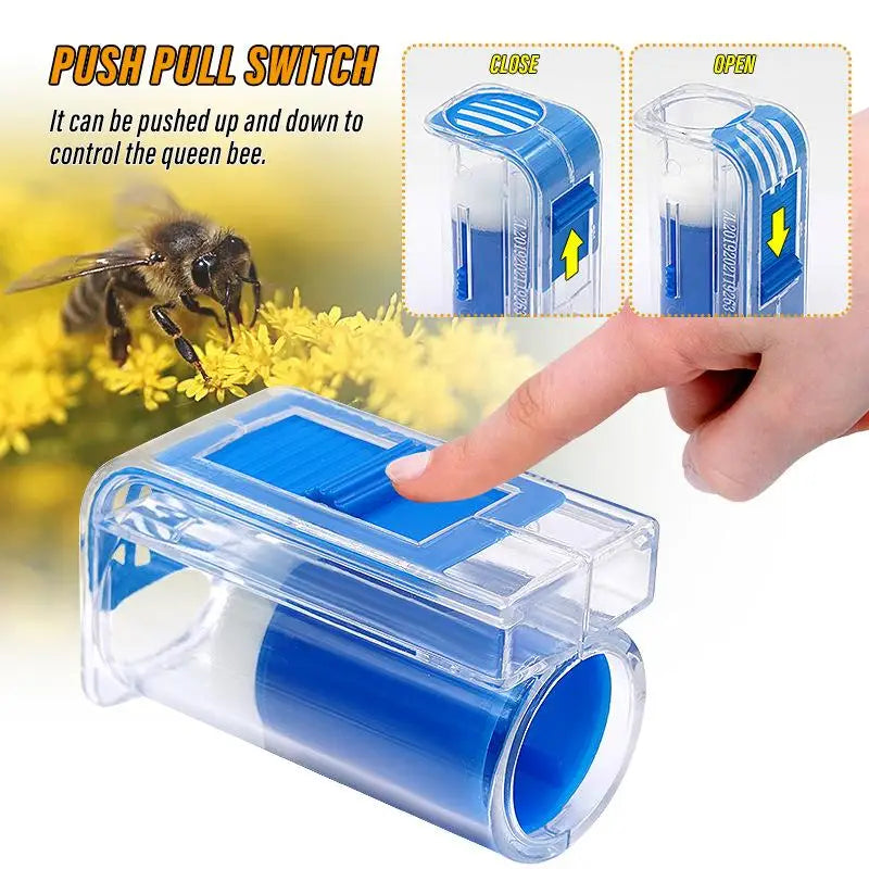 Plastic Queen Marking Bottle Cage, Bee Catcher Marking Tool, Beekeeping Equipment Supplies Oasis Select