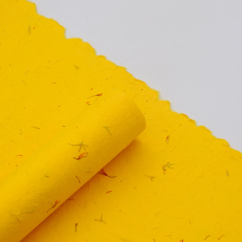 4 Pieces 50 X 70cm Mother's Day Petals Dongba Paper Handmade Retro Texture Packaging Papers Flower Bouquet DIY Packaging Oasis Select Dark Orange