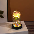 Eternal Rose Single Bouquet with Lamp Soap Valentine's Day Gift Led Lamp Tabletop Decoration Oasis Select F