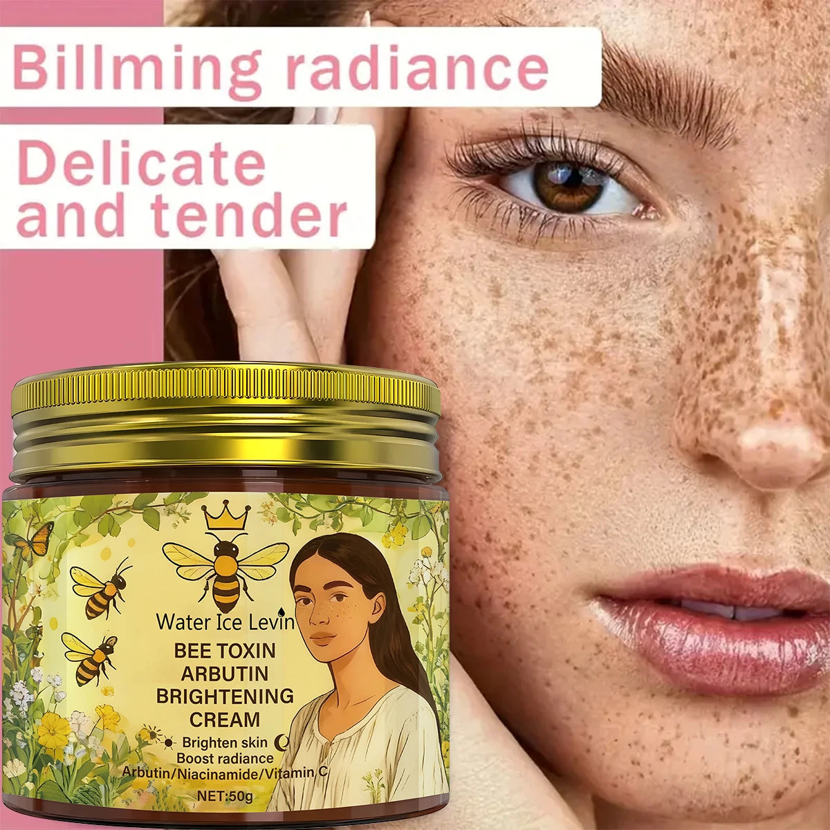 Bee Toxin & Arbutin Brightening Cream | Retinol Moisturizer Brightening Face Cream Oasis Select