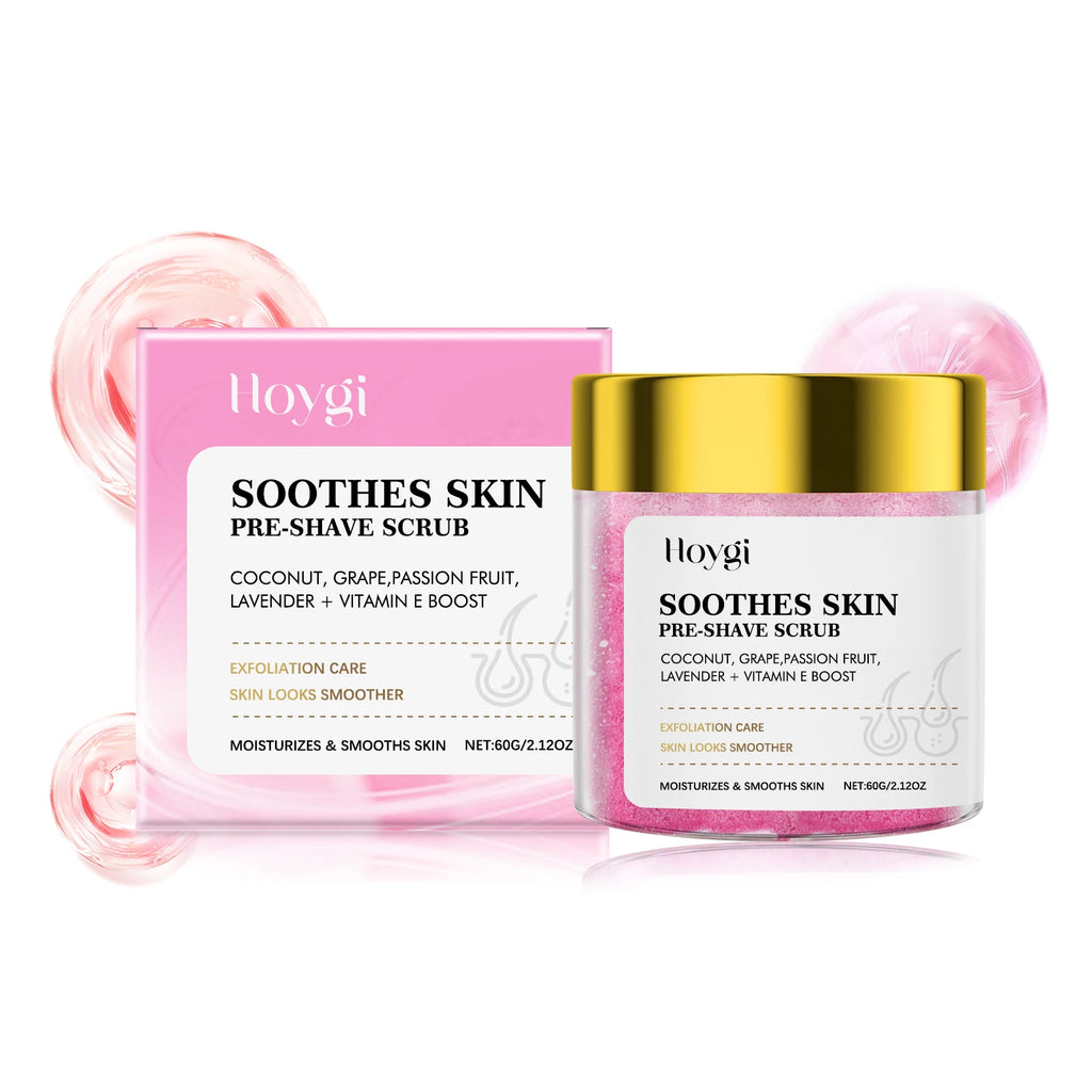 Pre Shave Scrub Exfoliation Remove Dead Skin Smoothing Moisturizing Gentle Cleansing Improve Roughness Skin After Shaving Care Oasis Select 60g boxed