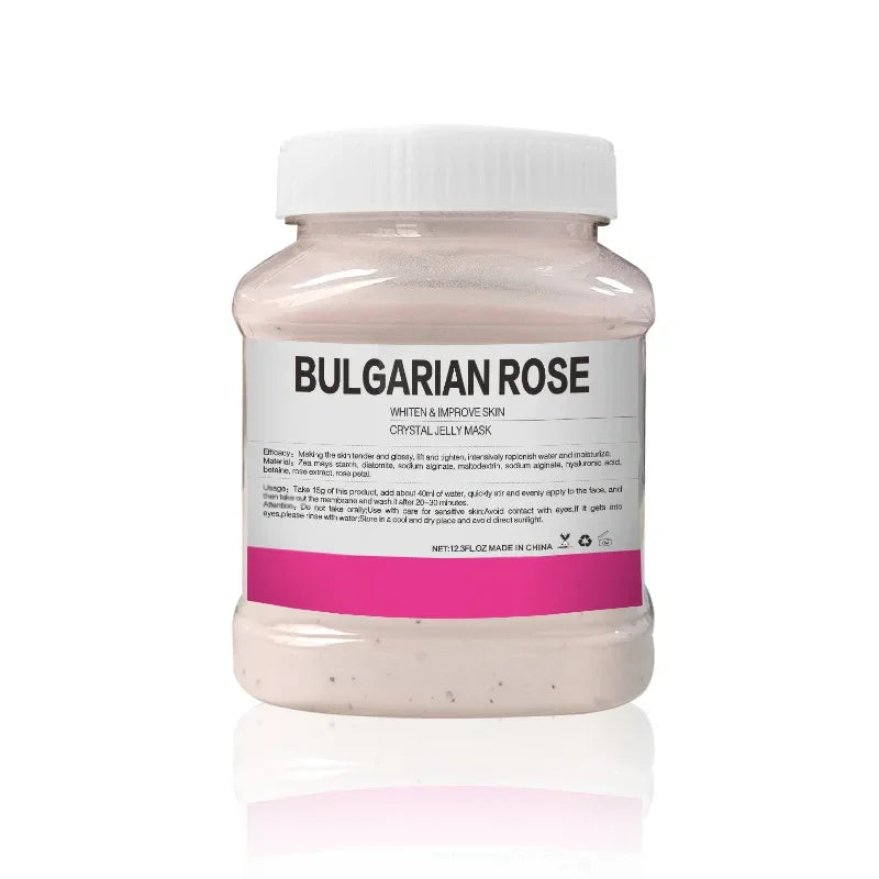 350g Hydrating 24K Gold Soft Mask Powder Rose Petal Crystal Jelly Mask Powder Skin Care Dropshipping Oasis Select 350g-Bulgarian Rose