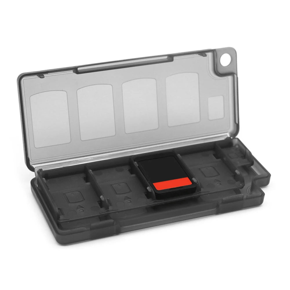 Portable 10 In 1 Game Memory Card Holder Case Lightweight Storage Box for Nintendo Switch Game Organizer Case Accessories Oasis Select black China Mainland
