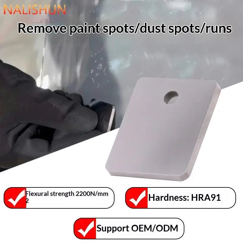 Car Paint Spot Repair Scraper Professional Paint File Quickly Removes Paint Spots/Runs/Stains Without Damaging The Paint Surface Oasis Select