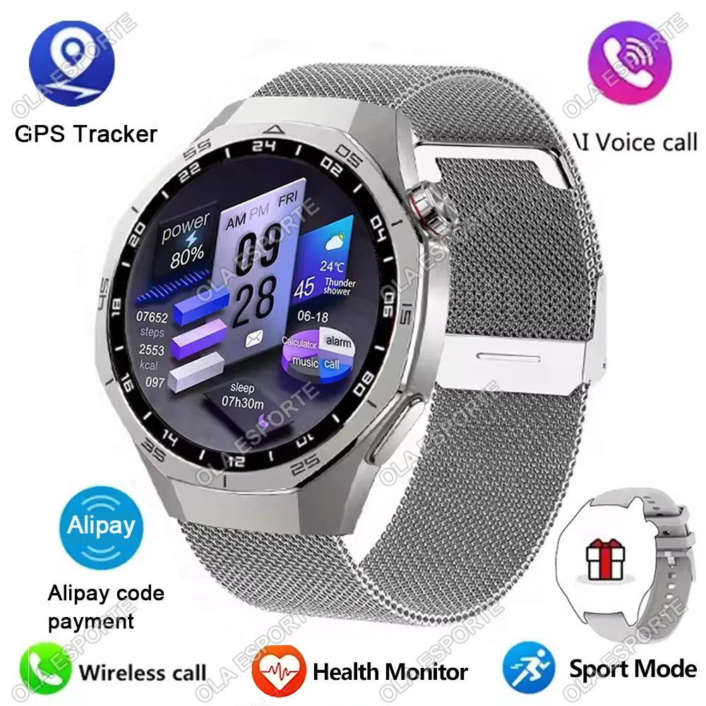 Ola Esporte Smart Watch GPS, Bluetooth Call, HD Screen IP68