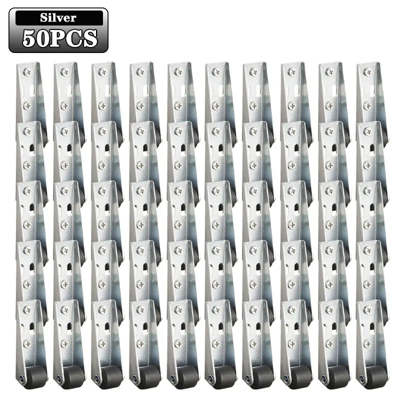 1-50PCS Smooth Moving Directional Casters 0.8/1.6 Inch Long Bracket Directional Wheels Furniture Hardware Accessories Oasis Select 50PCS