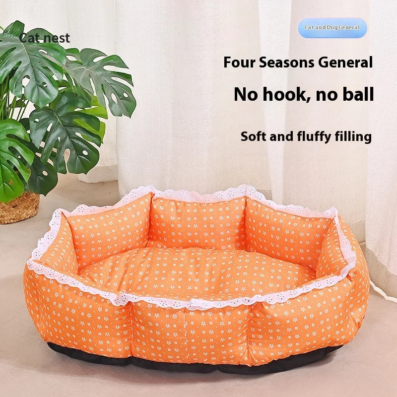Lace sofa, pet dog bed, cool pad, kitten bed cushion, pet sofa bed Oasis Select