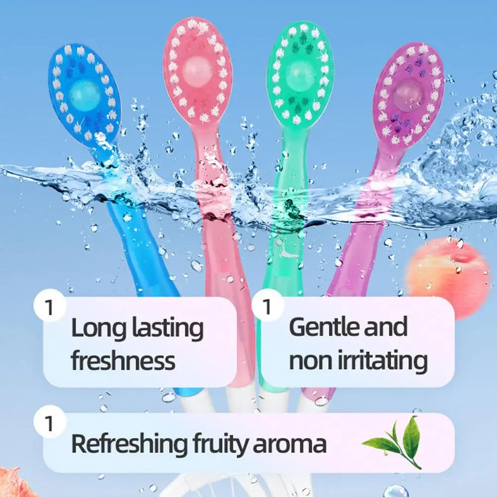 5-in-1 Disposable Travel Toothbrush with Toothpaste & Floss Disposable Travel Toothbrush Oasis Select