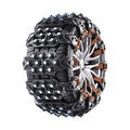 Car tires, anti-skid chains, sedan off-road vehicles, universal type, thickened and widened, ice breaking and anti-skid Oasis Select 2PCS