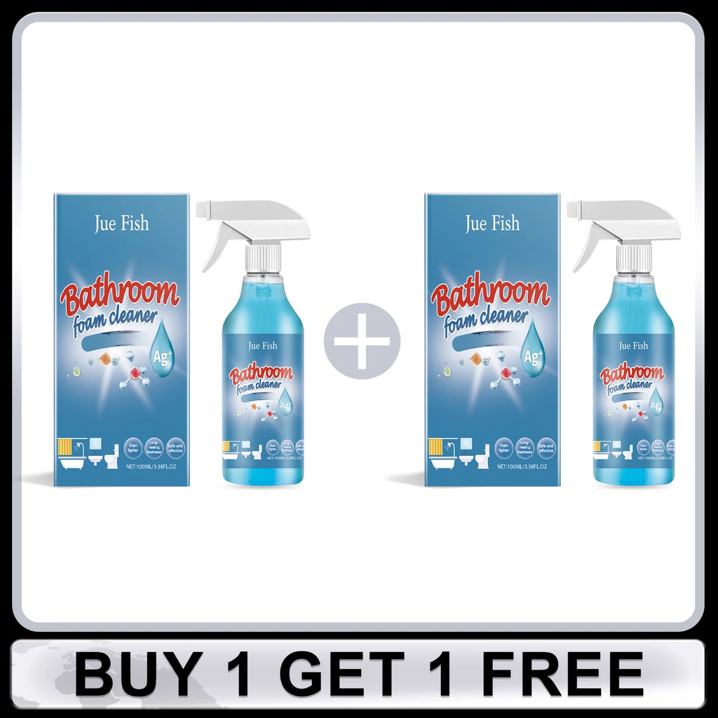 Bathroom Foam Cleaner Stubborn Grime Remover Rust Soften Scale Wall Joint Mold Cleaning Ceramic Tile Water Stain Scale Cleaner Oasis Select Buy 1 Get 1 Free