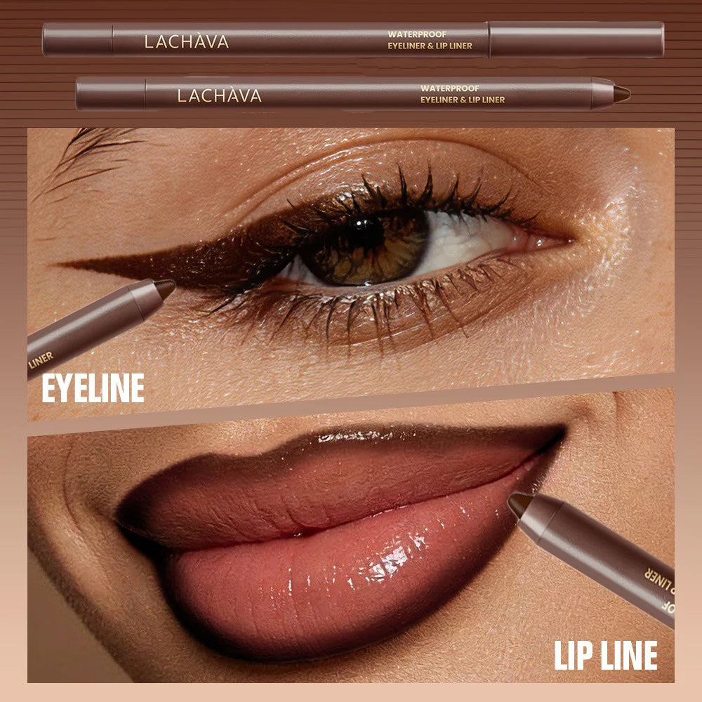 Waterproof Black Brown Eyeliner Gel Pencil Lipliner Multi-purpose Oasis Select