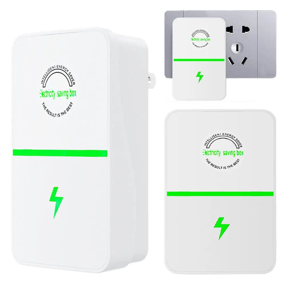 Home Pro Power Electricity Energy Saver US/UK/EU Stable Voltage Electricity Plug Household Stable Voltage Device Oasis Select