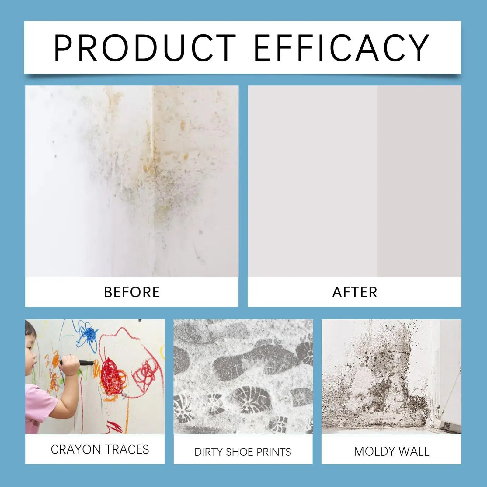 Mould Removal Spray Prevents Mould Regrowth 120ml/500ml Wall Stain Remover Bathroom Wall Mildew Cleaner Stain Spray Remover Oasis Select