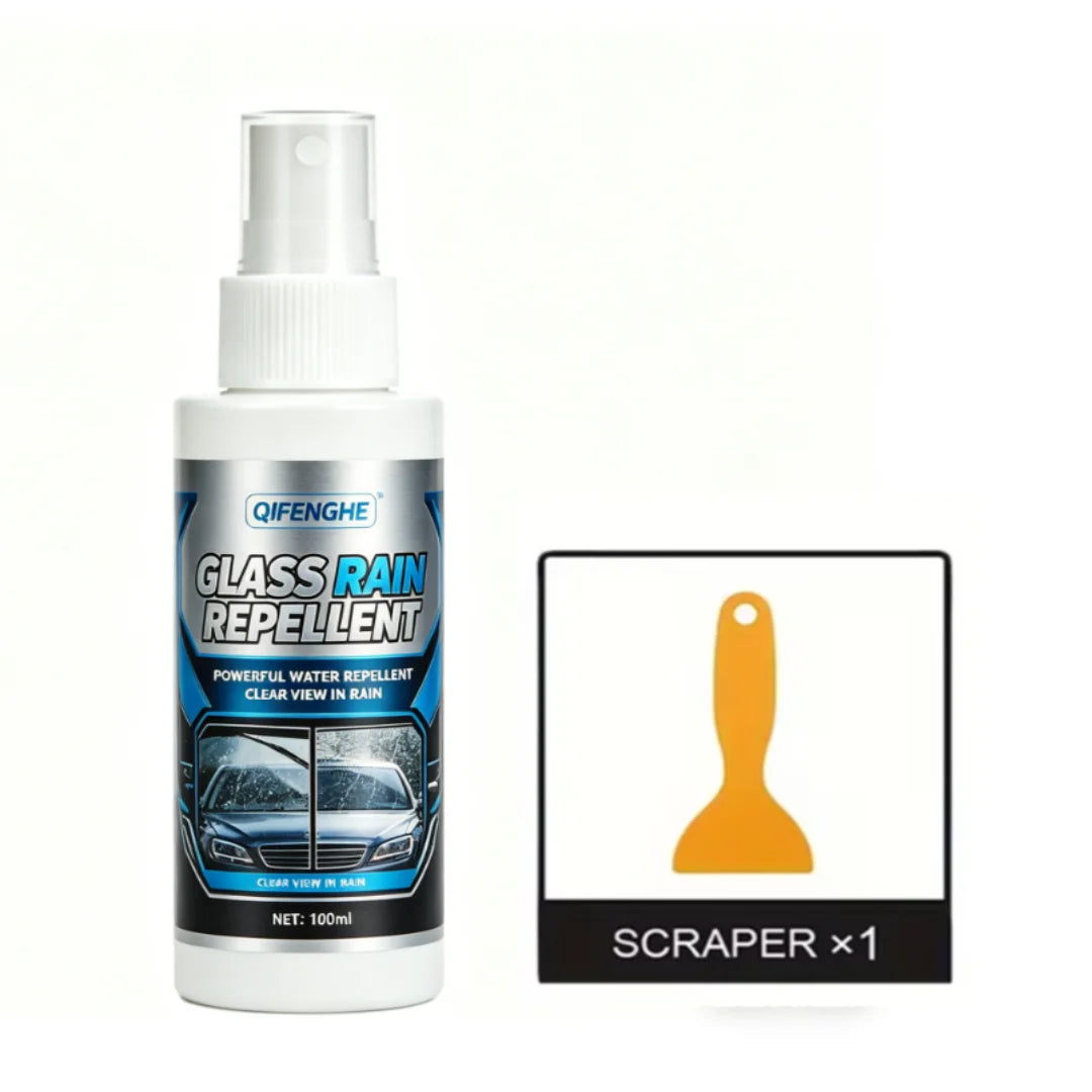 Glass Rain Repellent, Powerful Water Repellent Spray for Car Windshield, Clear View in Rain for Auto Windows & Side Mirrors Oasis Select