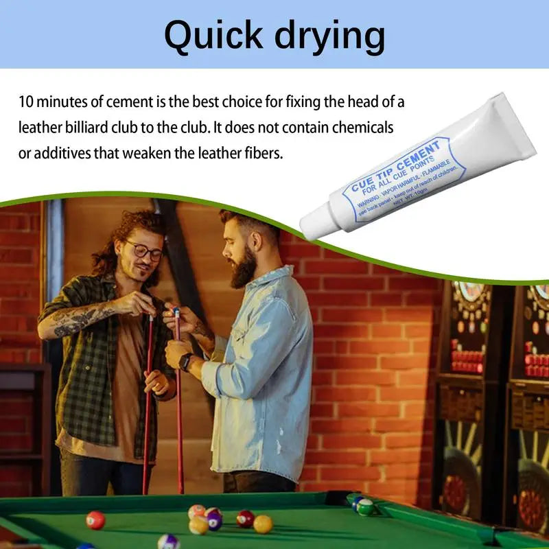 Billiard Cue Repair Pool Club Repair Tools Increase Friction Cue Tip Repair Tool Billiard Cue Tip Accessory Pool Cue Tips Glue Oasis Select