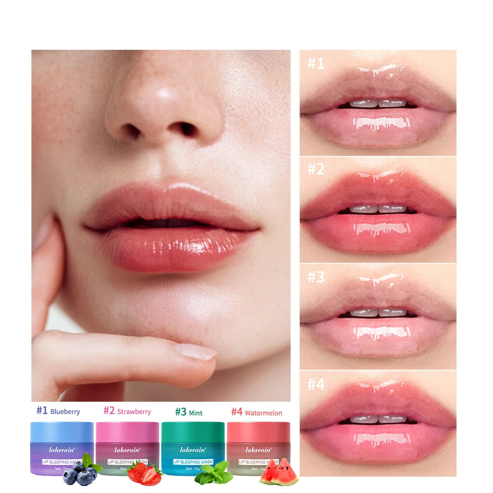 Blueberry Overnight Lip Sleeping Mask – Hydrating Dual-Color