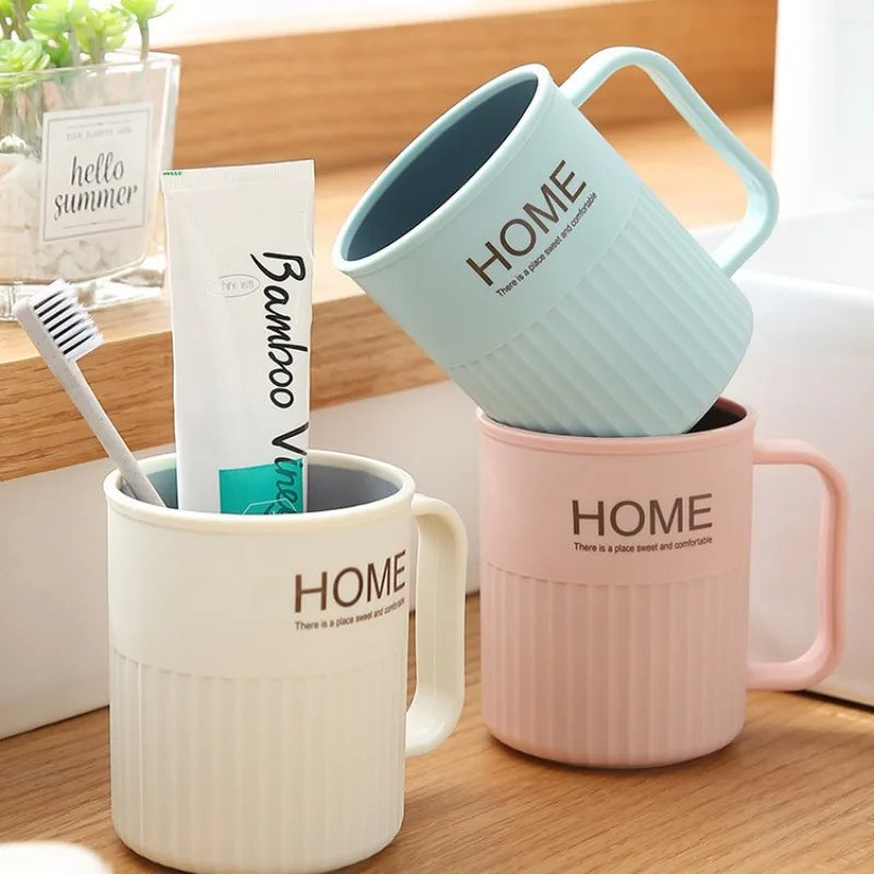 1PC Household Bathroom Mouthwash Cup Simple Toothbrush Washing Cup Home Bathroom Daily Supplies Household Goods Oasis Select