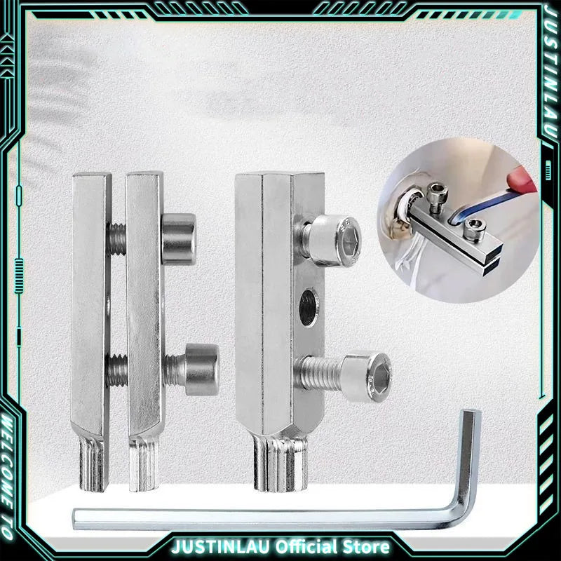4/6 Point Faucet Angle Valve Wire Extractor Water Pipe Breakage Broken Wire Slide Tooth Broken End Removal Tool Accessory Set Oasis Select