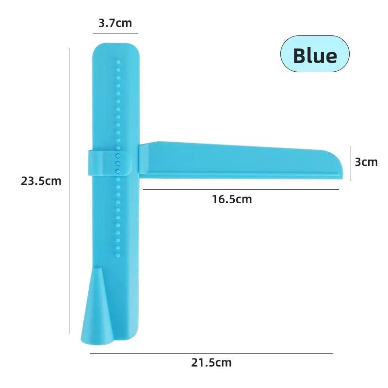 Adjustable Cake Scraper Smoother Tool Set Height-Adjustable Plastic Icing Smoother for Cake Decorating & Baking Oasis Select blue