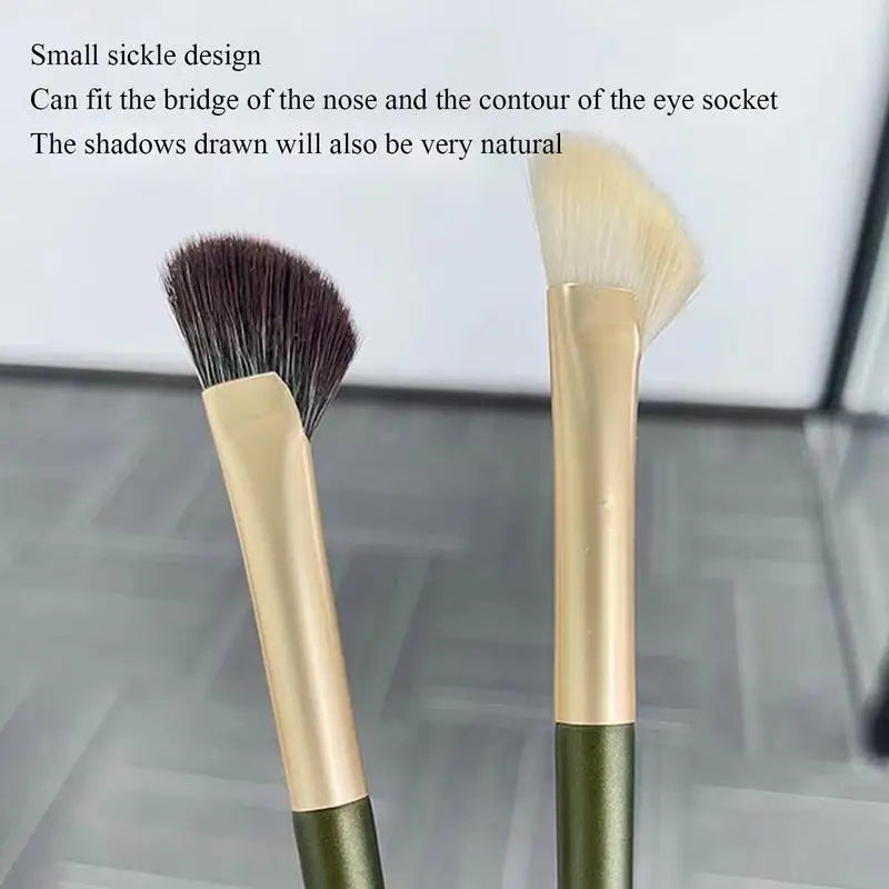 Nose Contour Brush Contour Brush Half-Fan Shaped Soft Bristles Under Eye Blush Angled Brush Makeup Highlighter Brush Makeup tool Oasis Select