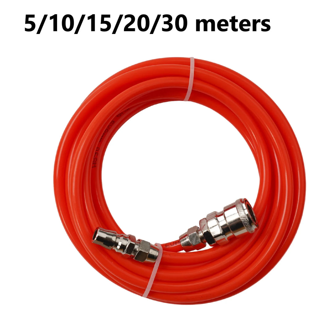 5/10/15/20/30M Pneumatic Straight Pipe Air Compressor Pump Hose 5*8mm Tube Connector Compressor Air Tools Oasis Select