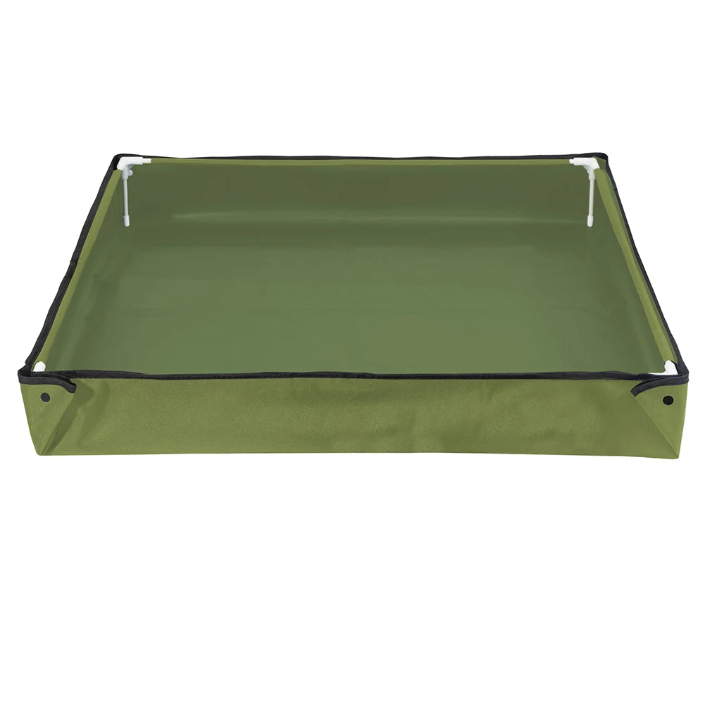 Foldable Shower Base with Drain – Camping, Pet & Beach Tray Portable Shower Tray Oasis Select army green france